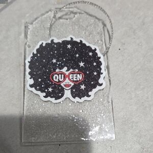 🧳🎒Queen Black and White Luggage/Backpack (Handmade)